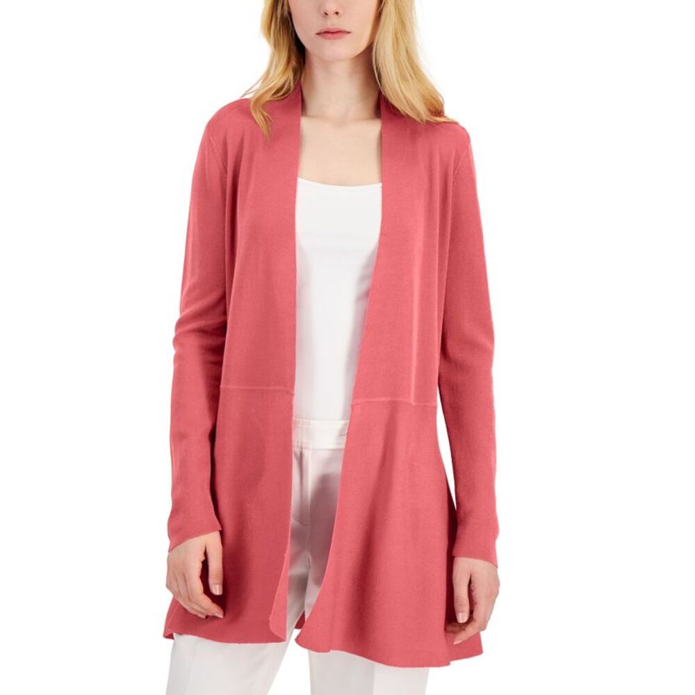 Anne Klein Petite Monterey Open Front Cardigan